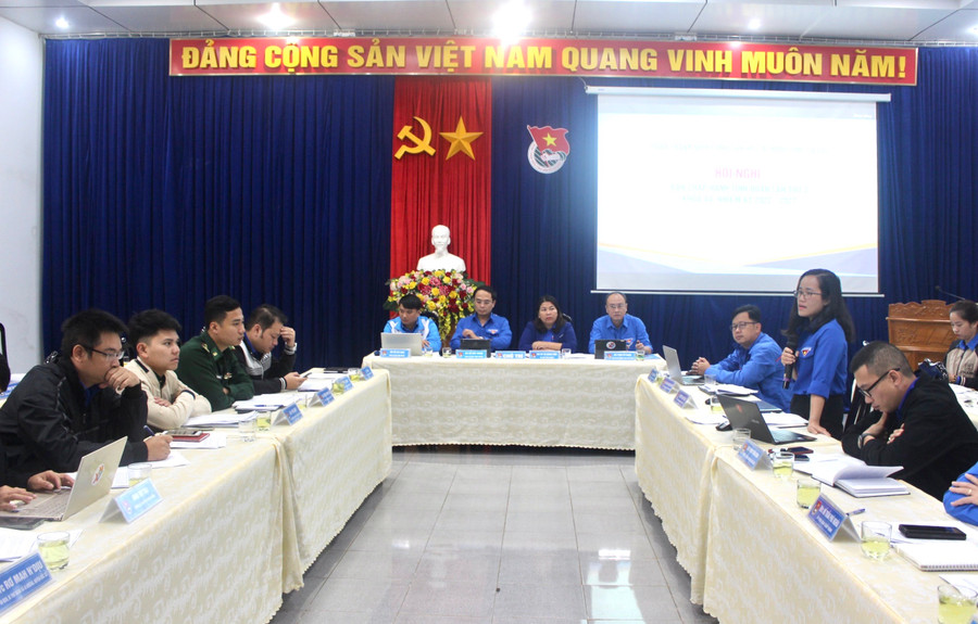 Quang cảnh hội nghị tổng kết. Ảnh: Phan Lài