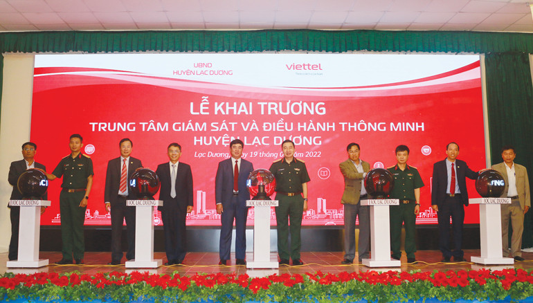  Huyện Lạc Dương đưa vào vận hành chính thức Trung tâm Giám sát và Điều hành thông minh vào tháng 5/2022