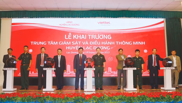 Huyện Lạc Dương đưa vào vận hành chính thức Trung tâm Giám sát và Điều hành thông minh vào tháng 5/2022