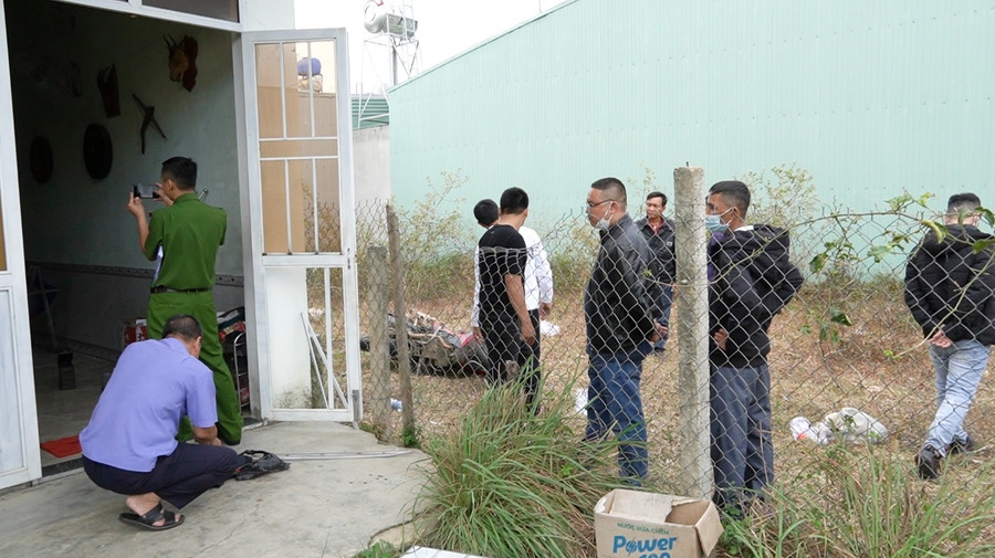 Hiện trường xảy ra vụ xô xát. Ảnh: Công an cung cấp