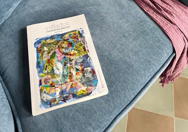 Đây là ấn phẩm của Nhà xuất bản Hội Nhà văn, ra mắt mỗi quý một lần. (Ảnh: PV/Vietnam+)