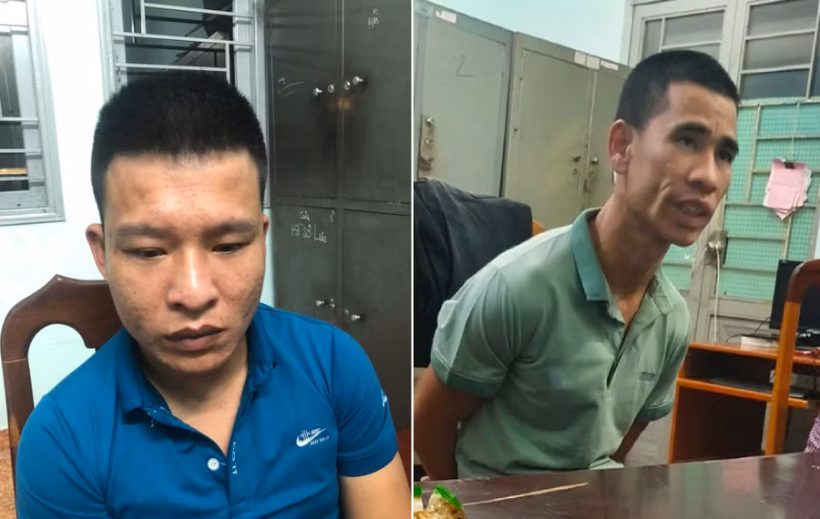 Trương Văn Hải và Nguyễn Đình Sang bị bắt khi đang lẩn trốn tại huyện Đạ Huoai, tỉnh Lâm Đồng.