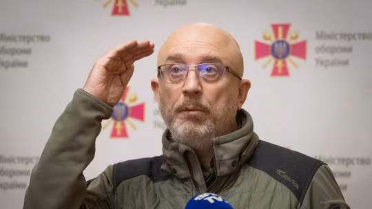 Bộ trưởng Quốc phòng Ukraine Aleksey Reznikov. Ảnh: AP