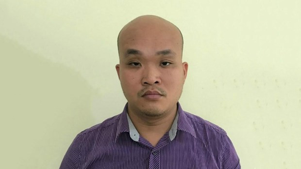 Đối tượng Lê Anh Tuấn tại cơ quan điều tra. (Nguồn: Công an cung cấp) Đối tượng Lê Anh Tuấn tại cơ quan điều tra. (Nguồn: Công an cung cấp)