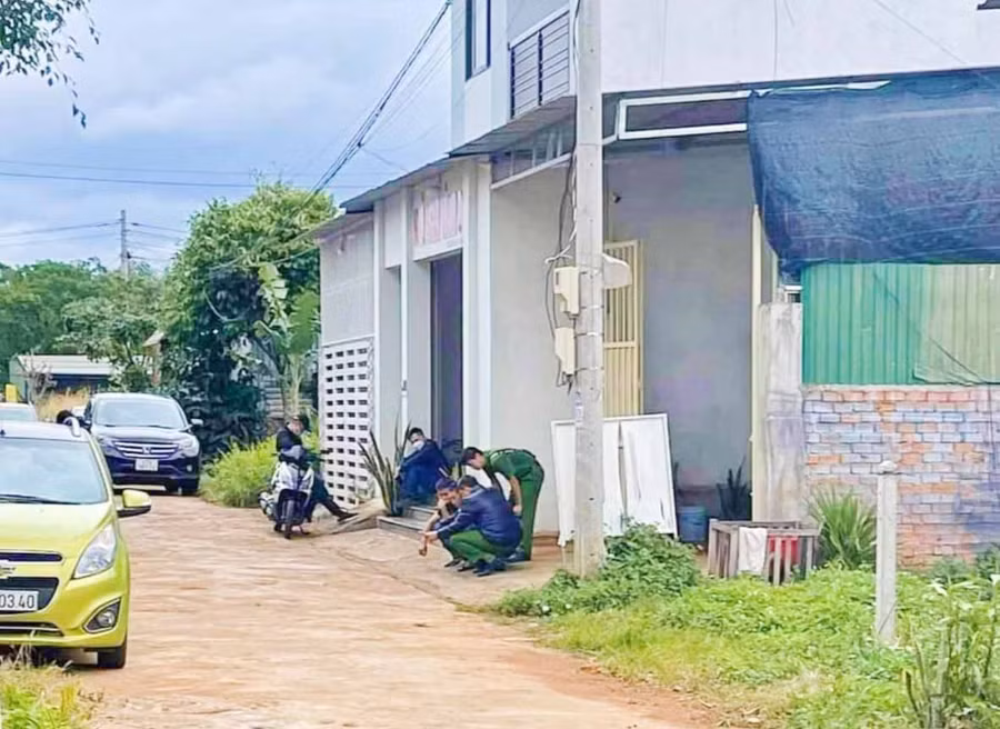 Khu vực xảy ra vụ việc một cô gái tử vong bất thường. Ảnh: Người dân cung cấp