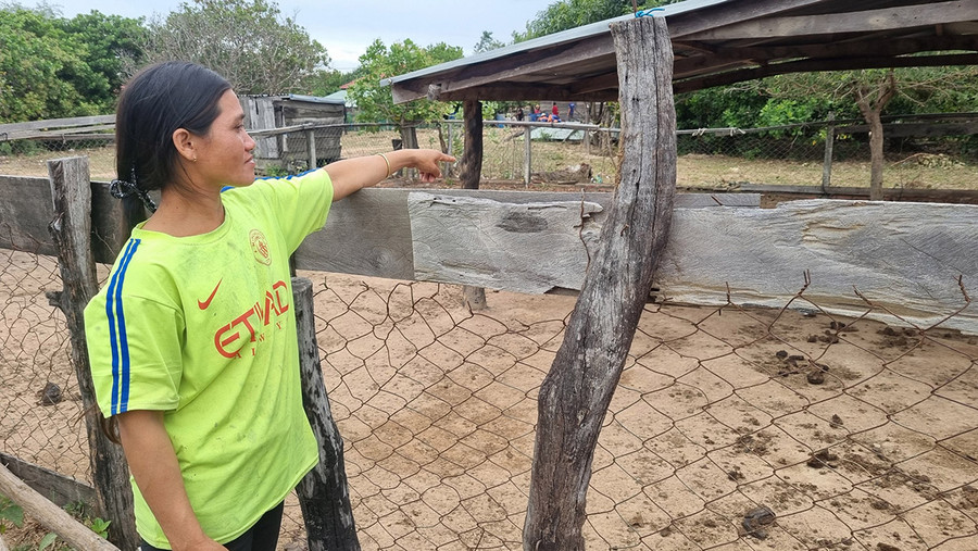 Người dân Ia Mơr lo lắng vì bò chết bất thường. Ảnh: Hà Phương Ảnh: Hà Phương