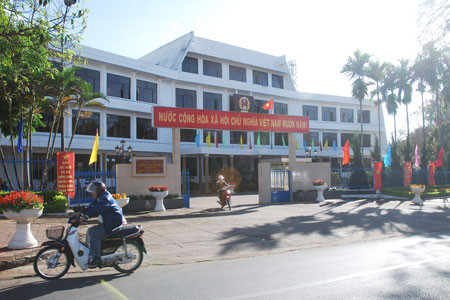 TP. Pleiku nơi triển khai cơ chế hiện đại đầu tiên của tỉnh. Ảnh: Nguyễn Giác