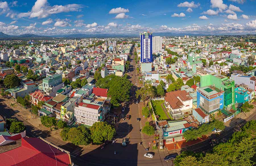 Một góc TP. Pleiku. Ảnh: Phan Nguyên Một góc TP. Pleiku. Ảnh: Phan Nguyên
