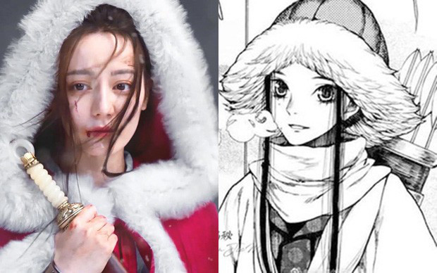 Nhan sắc Địch Lệ Nhiệt Ba được fan khen ngợi như một nhân vật bước ra từ trong truyện tranh khiến người xem khó lòng rời mắt.