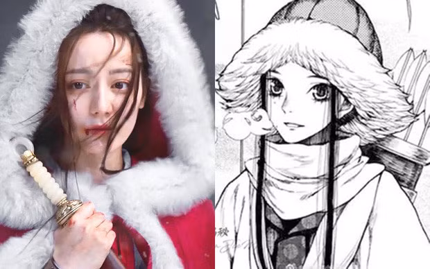 Nhan sắc Địch Lệ Nhiệt Ba được fan khen ngợi như một nhân vật bước ra từ trong truyện tranh khiến người xem khó lòng rời mắt.