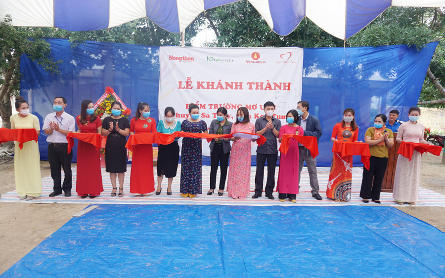 Khánh thành điểm trường Ktol, Trường tiểu học Trần Quốc Toản, xã Hơ Moong, huyện Sa Thầy, Kon Tum