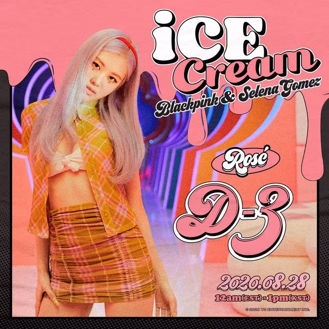 Rosé “chơi lớn” với trang phục sexy nhưng vẫn khoe vẻ ngọt ngào, quyến rũ. Ảnh: YGE.