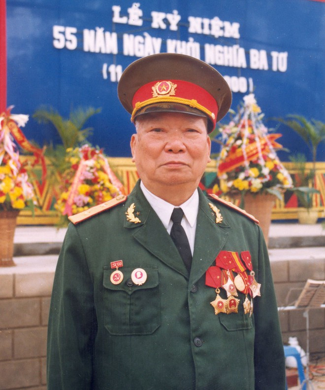 Trung tướng Nguyễn Đôn dịp kỷ niệm 55 năm ngày Khởi nghĩa Ba Tơ ẢNH: TRẦN ĐĂNG