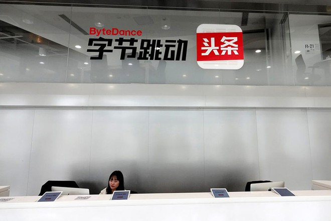 ByteDance là chủ sở hữu của TikTok mà một số công ty Mỹ đang tìm cách thâu tóm ẢNH: REUTERS
