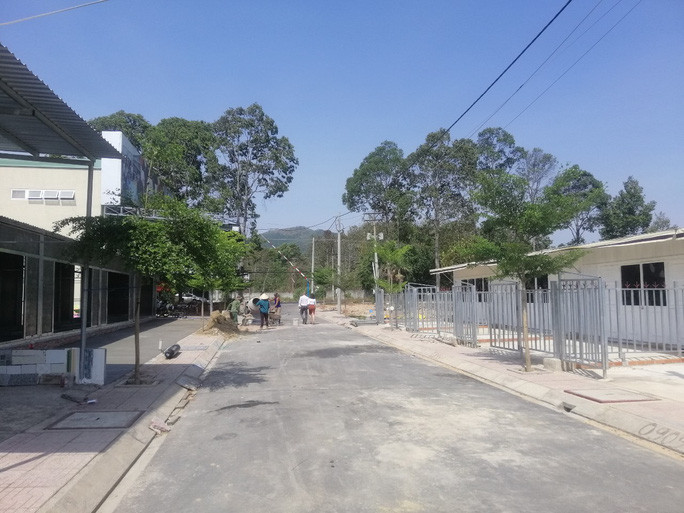 Một dự án tại thị xã Phú Mỹ của Công ty CP địa ốc Alibaba được thi công hạ tầng Một dự án tại thị xã Phú Mỹ của Công ty CP địa ốc Alibaba được thi công hạ tầng