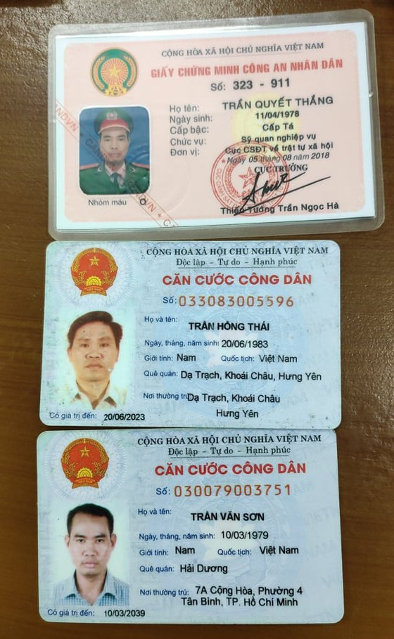 Một số tang vật thu giữ  Một số tang vật thu giữ