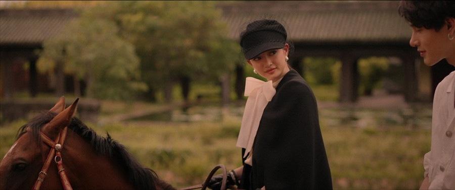 Tạo hình Kaity Nguyễn trong phim. Ảnh: NSCC