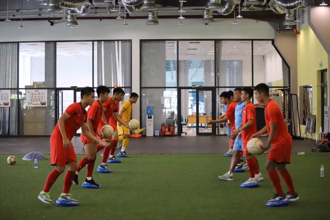 Việc tập luyện ở PVF sẽ hỗ trợ lớn cho đội U.19 Việt nam ẢNH: Đ.HUY