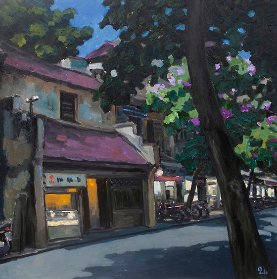 Ánh trăng - họa sĩ Phạm Luận