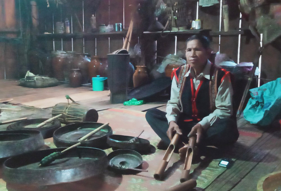 Nghệ nhân A In. Ảnh: QĐ