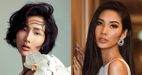 Ngọc Quyên (bên trái) bản sao của Hoàng Thùy. Ảnh: SV, NSCC