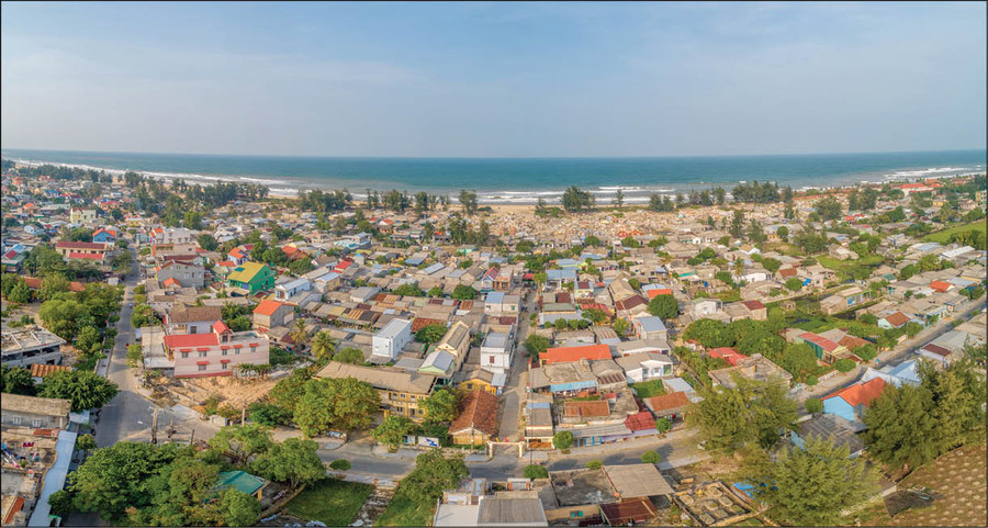 Làng Rồng được hồi sinh và khởi sắc từ đau thương, mất mát cách đây 21 năm nhờ sự quan tâm, chỉ đạo của nguyên Tổng Bí thư Lê Khả Phiêu. Ảnh: Văn Đình Huy.