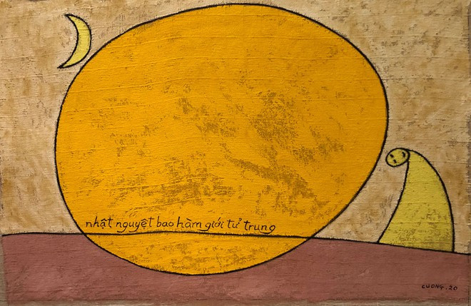 Tác phẩm của họa sĩ Lê Thiết Cương - ẢNH: NVCC