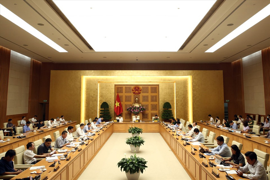 Toàn cảnh cuộc họp. Ảnh VGP Toàn cảnh cuộc họp. Ảnh VGP