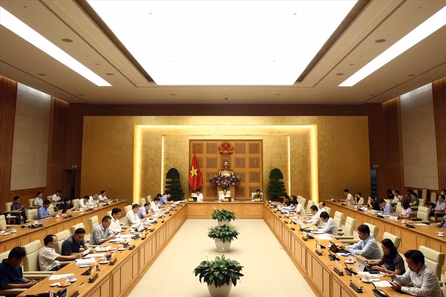  Toàn cảnh cuộc họp. Ảnh VGP