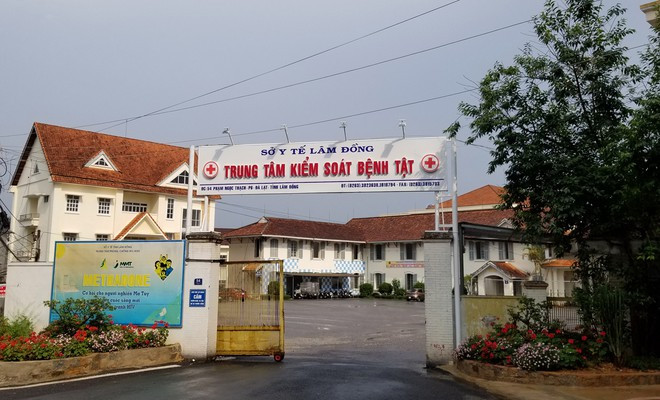 Trung tâm CDC Lâm Đồng nơi xét nghiệm covid-19 ẢNH: LÂM VIÊN