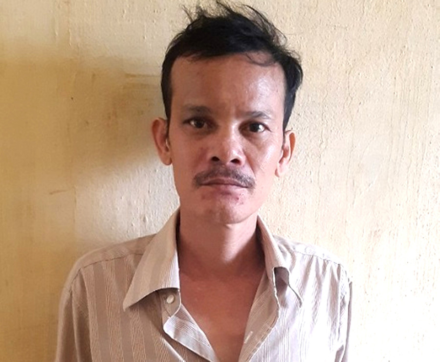 Đối tượng Võ Hữu Phương. Ảnh: Văn Ngọc Đối tượng Phương đã bị khởi tố. Ảnh: Văn Ngọc