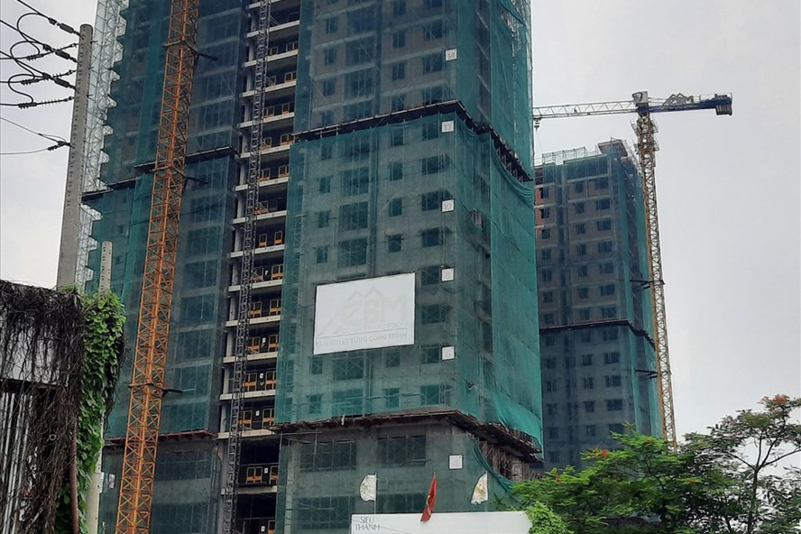 Một chung cư đang trong quá trình xây dựng (ảnh minh họa). Ảnh: Quang Duy