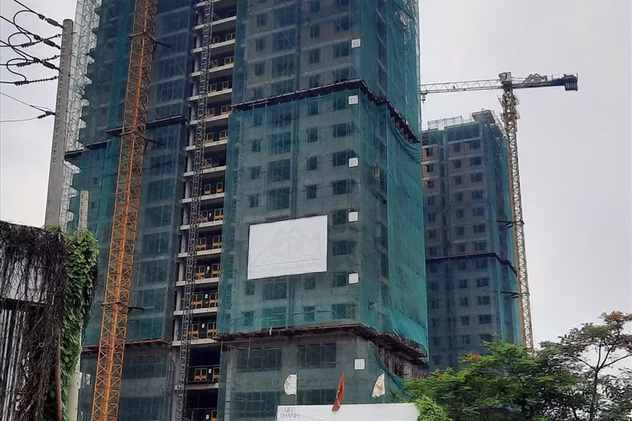 Một chung cư đang trong quá trình xây dựng (ảnh minh họa). Ảnh: Quang Duy