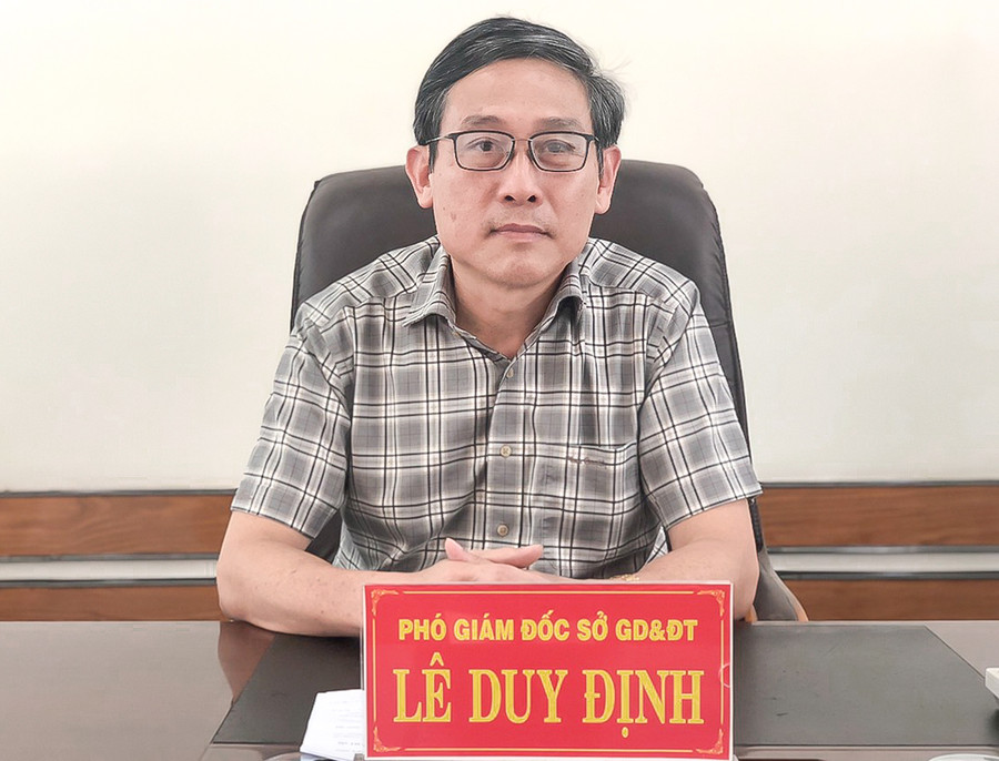 Ông Lê Duy Định. Ảnh: H.T Ông Lê Duy Định. Ảnh: H.T