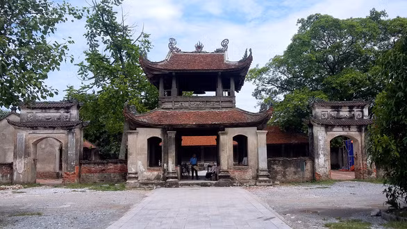 Chùa Đậu cổ kính có tên chữ là Thành Đạo tự, được xây dựng vào thế kỷ thứ 3