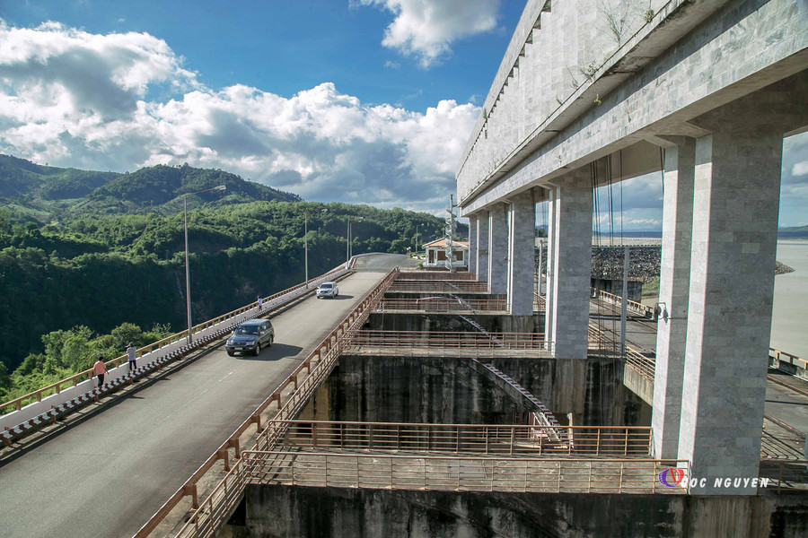 Thủy điện Ia Ly-một trong những điểm đến hấp dẫn tại huyện Chư Pah. Ảnh: NGUYỄN LINH VINH QUỐC