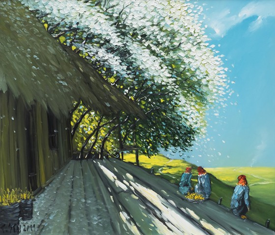 Chốn bình yên - họa sĩ Lê Thanh Sơn