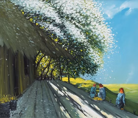 Chốn bình yên - họa sĩ Lê Thanh Sơn