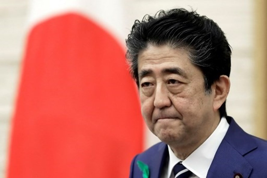 Thủ tướng Nhật Bản Abe Shinzo từ chức. Ảnh: AFP.