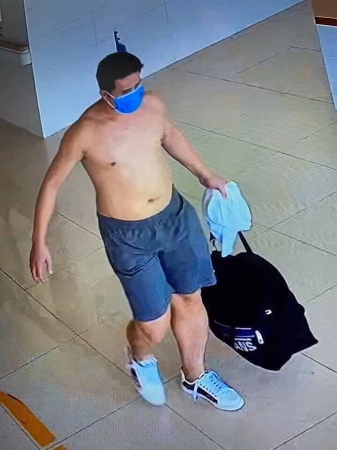  Hình ảnh Khương Quốc Tuấn trốn khỏi nơi cách ly ở Quảng Ninh