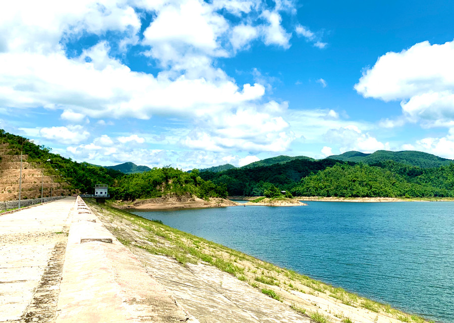 Công trình thủy lợi Ia Mlah, huyện Krông Pa. Ảnh: Hà Duy 