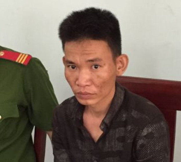 Nguyễn Đức Thủy tại cơ quan công an - Ảnh: Báo Nghệ An