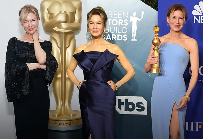 Ngoại hình Zellweger thu hút mọi ánh nhìn bất chấp tuổi không còn son trẻ ẢNH: GETTY IMAGE