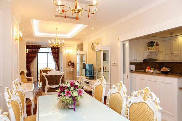 Hình ảnh trong căn hộ 160m2 của Á hậu Thụy Vân.