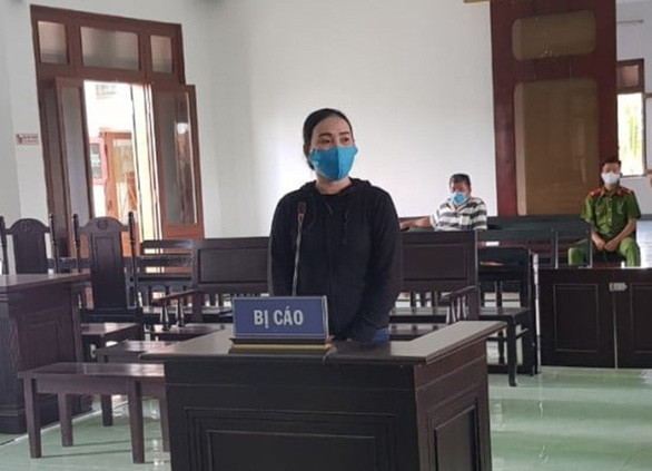  Bị cáo Đỗ Thị Kim Loan tại phiên tòa phúc thẩm - Ảnh: M.TÂM