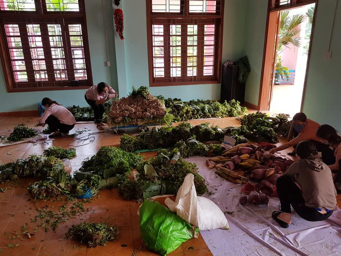  Rau củ quả, búp chuối rừng