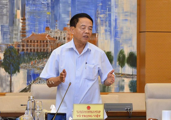 Ông Võ Trọng Việt, Chủ nhiệm Ủy ban Quốc phòng – An ninh của Quốc hội