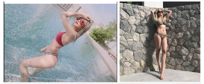 Đây cũng không phải lần đầu Thiều Bảo Trâm tự tin khoe khéo ngoại hình nuột nà khi mặc bikini.