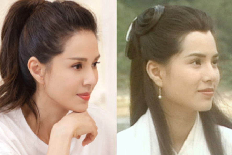 "Tiểu Long Nữ" Lý Nhược Đồng ngày ấy - bây giờ. Ảnh: Mnet.