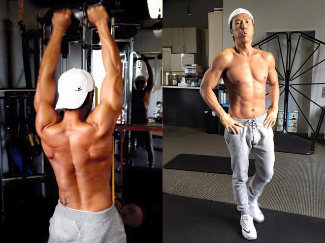 Chân Tử Đan trẻ hơn so với tuổi thực nhờ bền bỉ tập luyện và ăn uống khoa học ẢNH: WEIBO NV